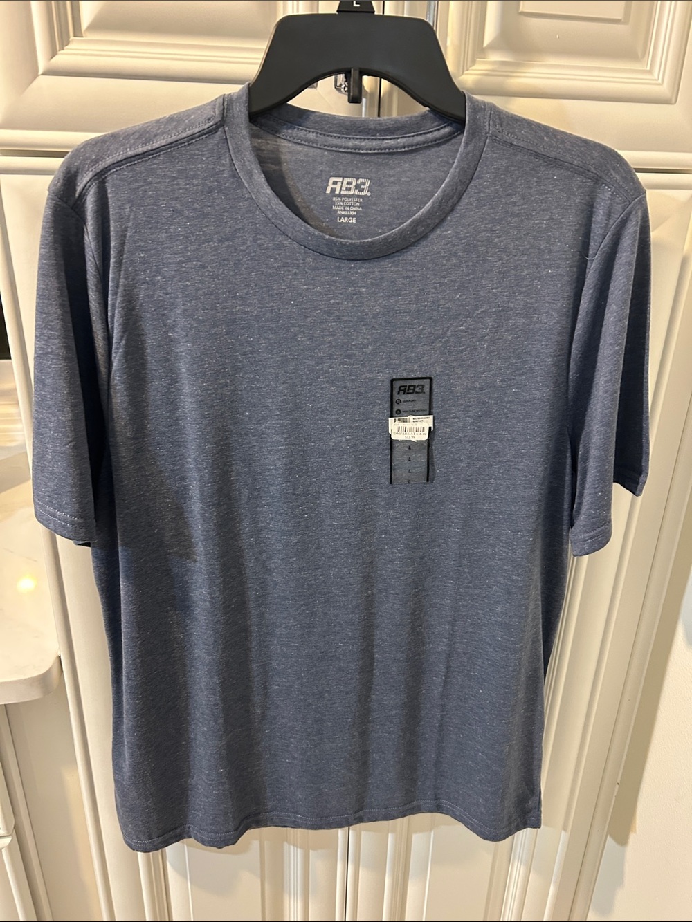 Men's Short-Sleeve Crewneck T-Shirt in Heather Blue